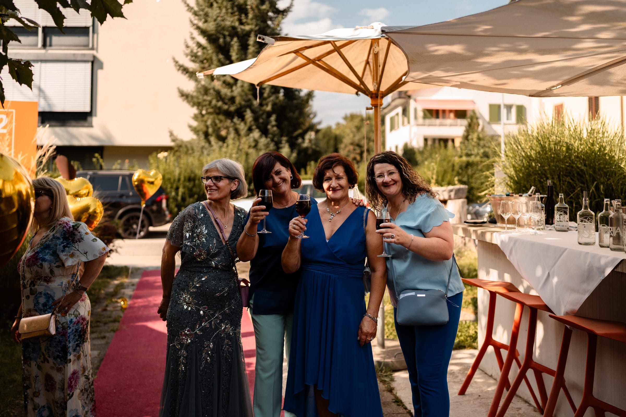 Italienische Lebensfreude an der Hochzeit von Jessica & Patrick im B12 Chur