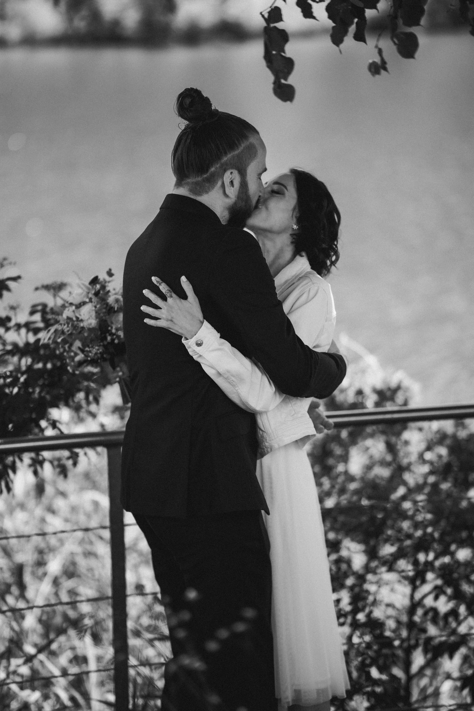 First Look am Wenigerweiher – Hochzeit in St. Gallen